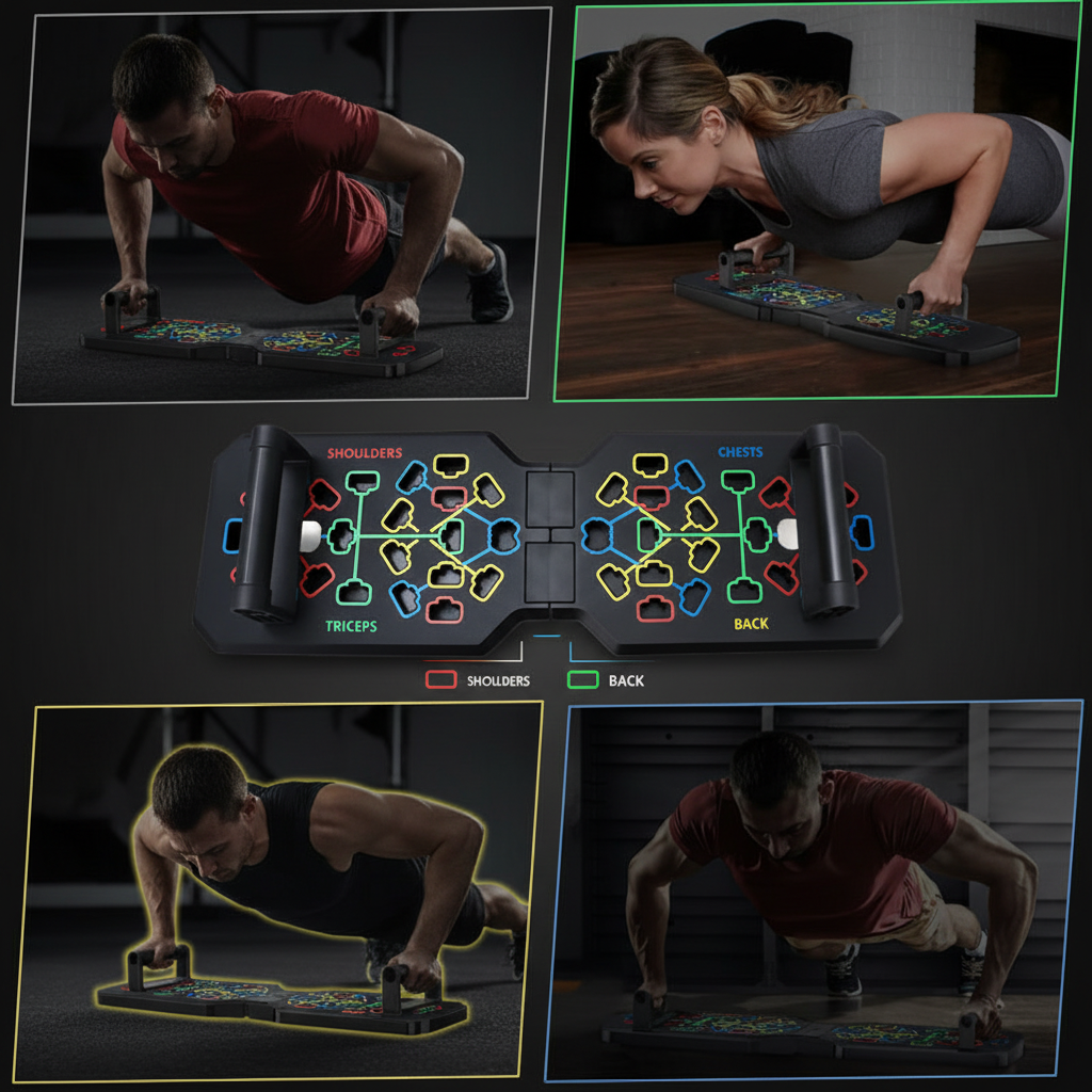 Push Up Board - Muscle targeting premium